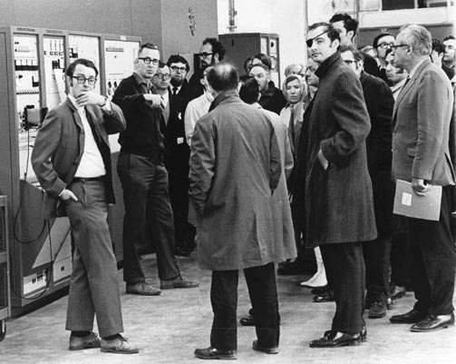 Scientists Around the Linac Building at the NAL Users Meeting April 1970